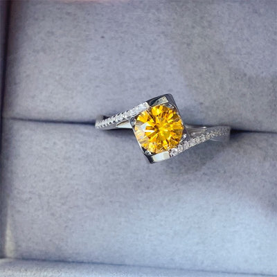 Moissanite Classic Band Ring