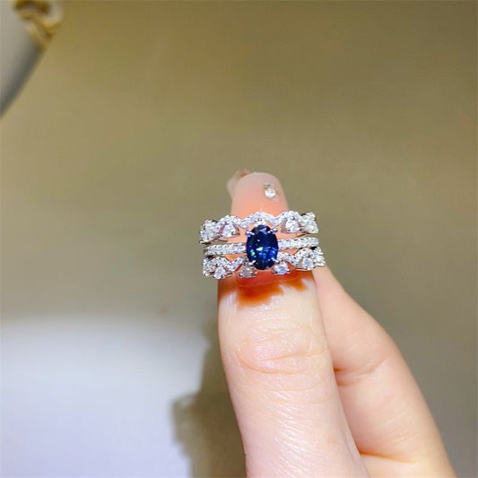 Moissanite Premium Ring, 1ct Certified