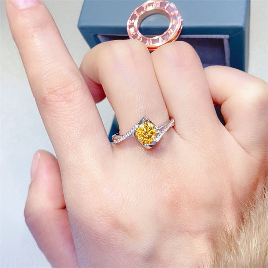 Moissanite Classic Band Ring