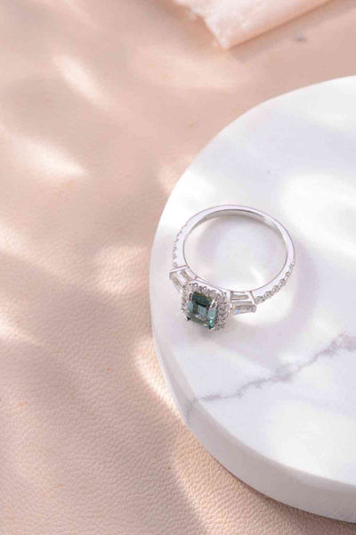 1 Carat Moissanite 925 Sterling Silver Ring for Women