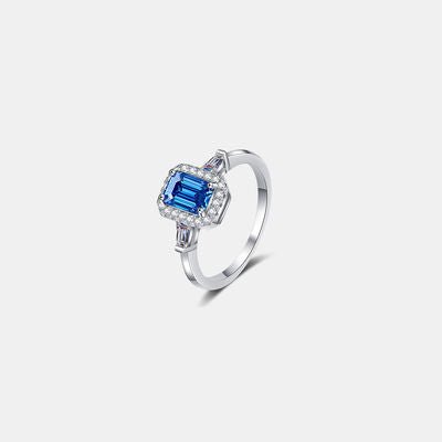 Moissanite Certified Ring, 1ct