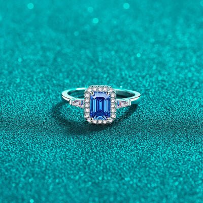 Moissanite Certified Ring, 1ct