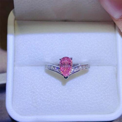 Moissanite Classic Ring, 1ct