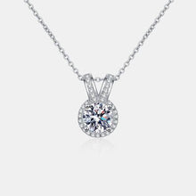 1 Carat Moissanite Rabbit Ears Shape Pendant Necklace Elegance