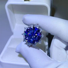 10 Carat Moissanite 925 Sterling Silver Ring for Elegance