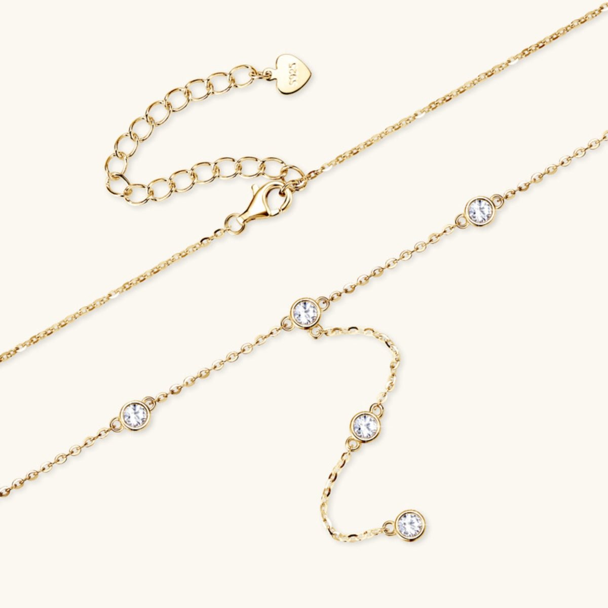 1.1 Carat Moissanite 925 Sterling Silver Necklace for Women