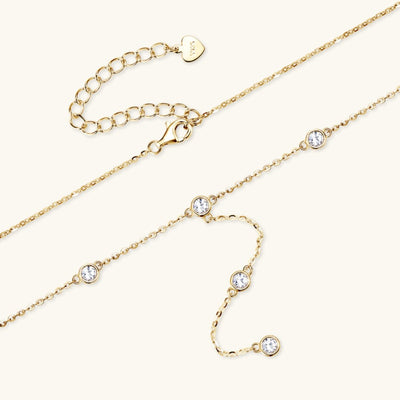 1.1 Carat Moissanite 925 Sterling Silver Necklace for Women