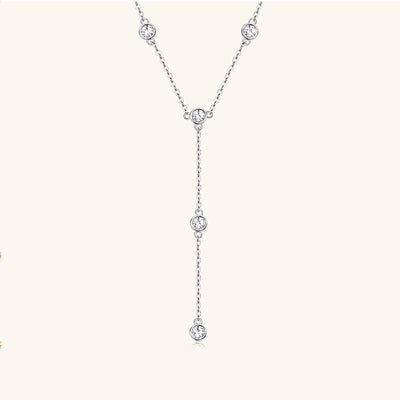 1.1 Carat Moissanite 925 Sterling Silver Necklace for Women