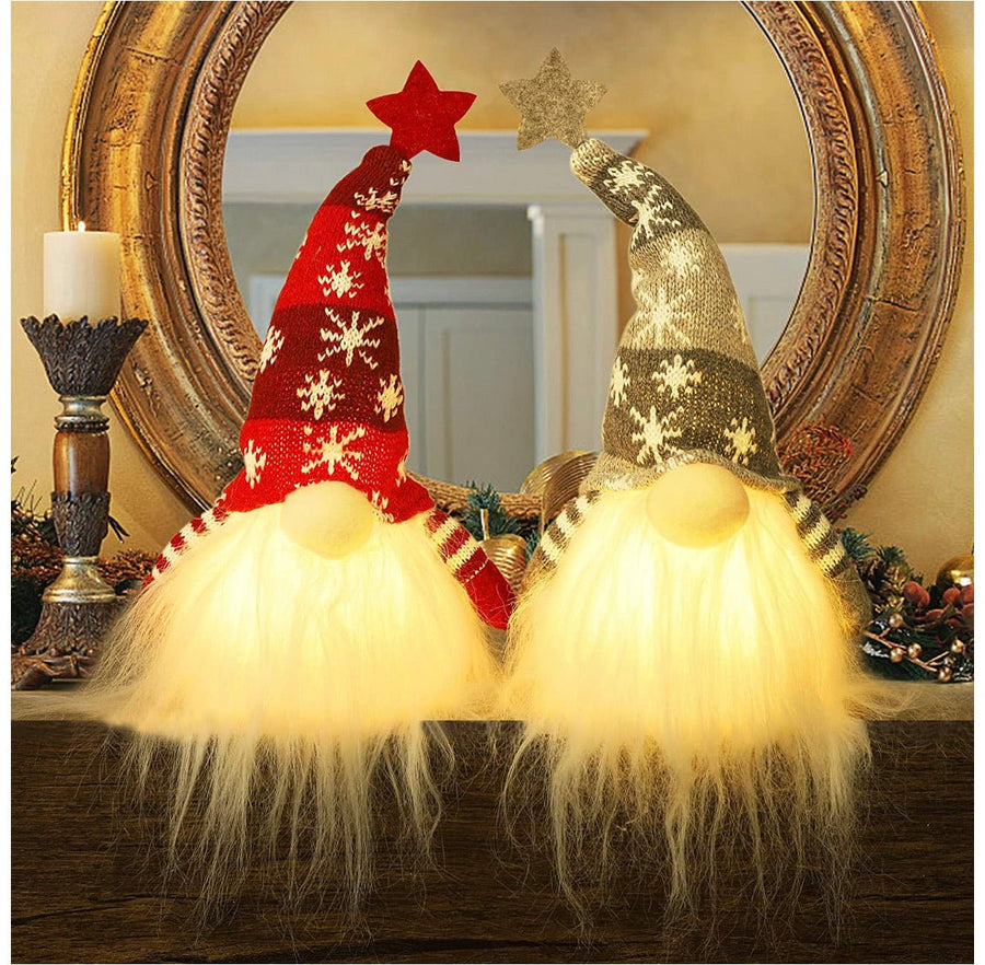 11" Lighted Christmas Gnome Santa - Ruth Envision
