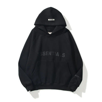 Plus Size Raglan Sleeve Hooded Pullover Sweatshirt