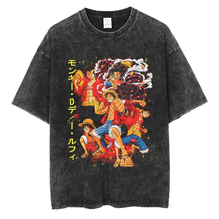 Luffy Cotton Tee from the Legendary One Piece Anime Series