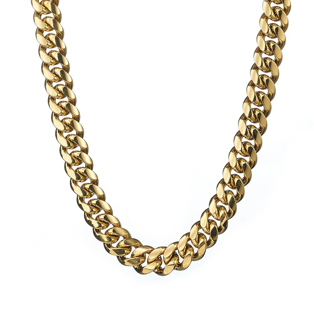 Golden Luxe Cuban Link Chain