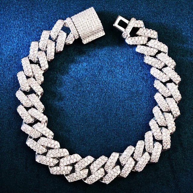 14mm Cuban Link Bracelet Bold Statement Accessory For Glamour And Everyday Elegance