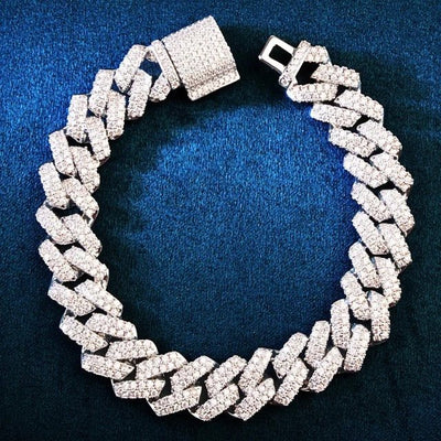 14mm Cuban Link Bracelet Bold Statement Accessory For Glamour And Everyday Elegance