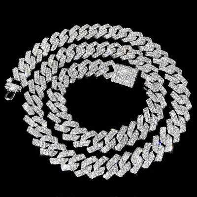Unisex 14mm Cuban Link Chain Necklace For Bold Style And Everyday Sophistication And Confidence