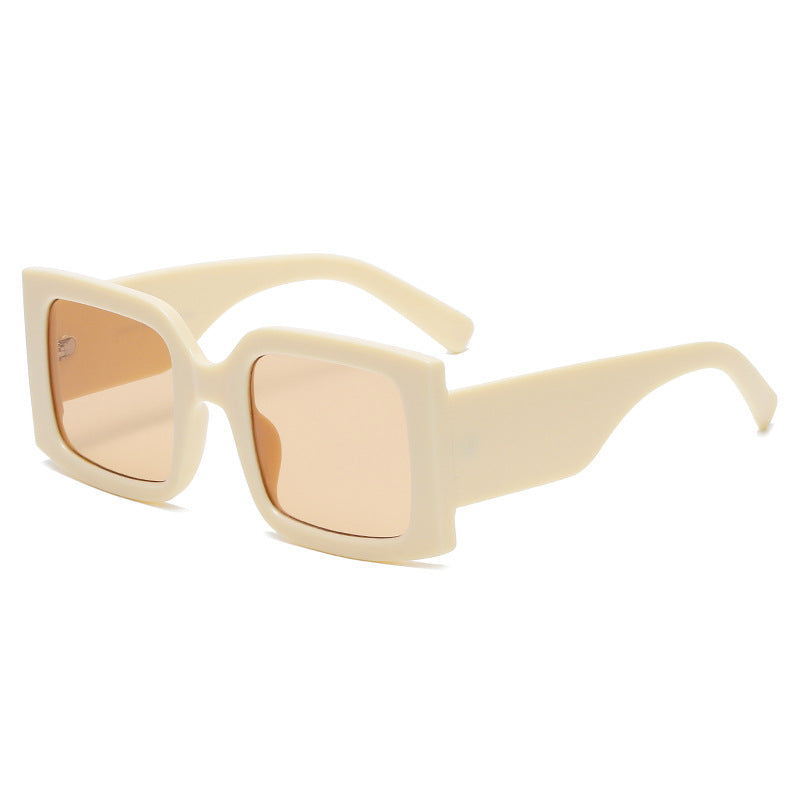 Trendy Oversized Square Sunglasses for Women in Vibrant Colors