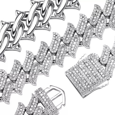 16mm Cuban Necklace-Bracelet Set