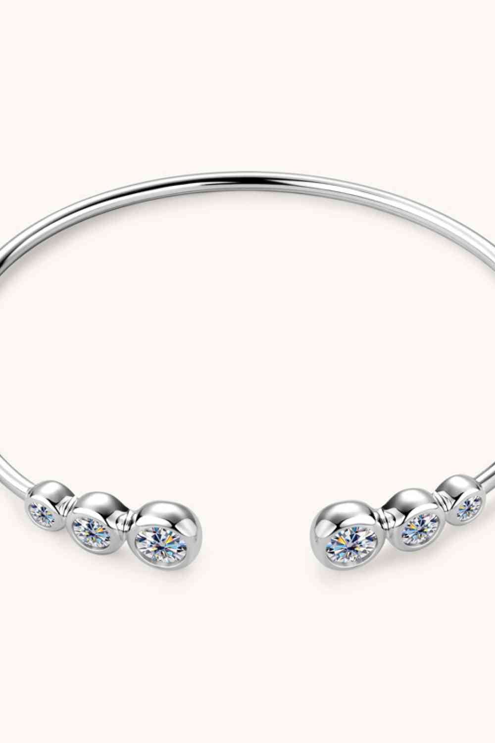 1.8 Carat Moissanite 925 Sterling Silver Bracelet Luxury