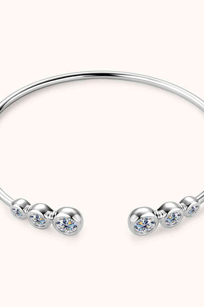 1.8 Carat Moissanite 925 Sterling Silver Bracelet Luxury