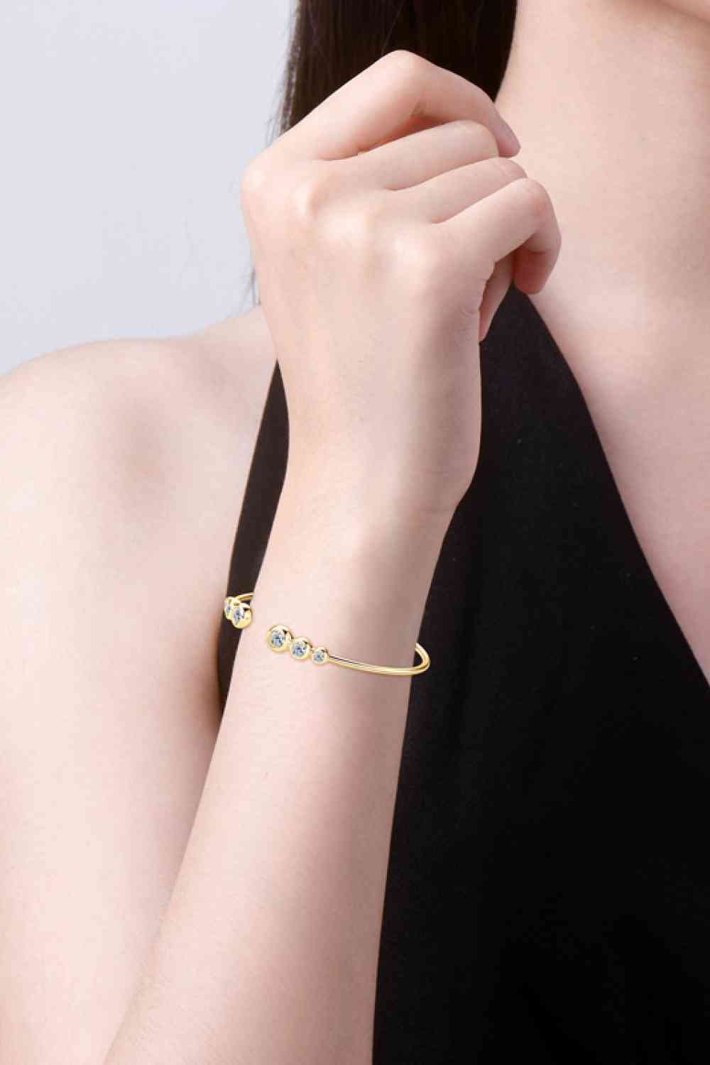 1.8 Carat Moissanite 925 Sterling Silver Bracelet Luxury