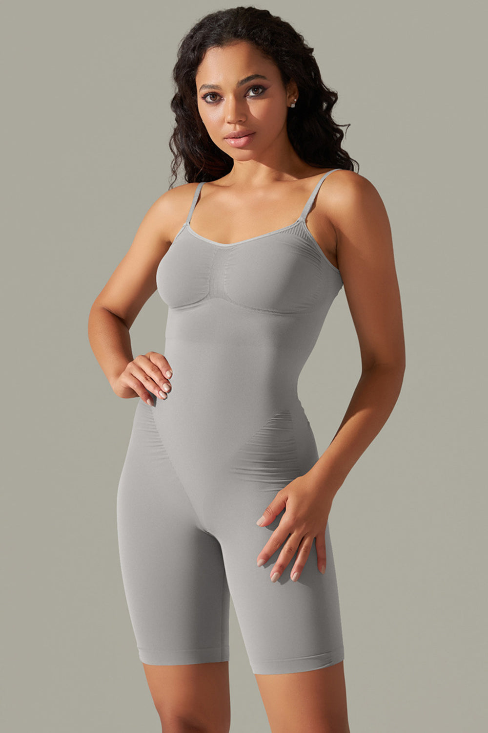 Stylish Spaghetti Strap Activewear Jumpsuit