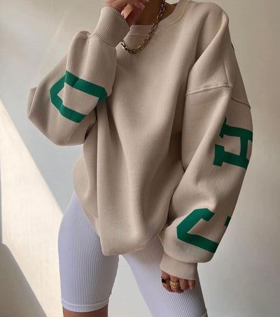 Trendy Y2K-Inspired Fleece Hoodie for Women Casual Fit