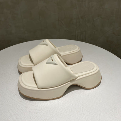 PU Leather Platform Sandals
