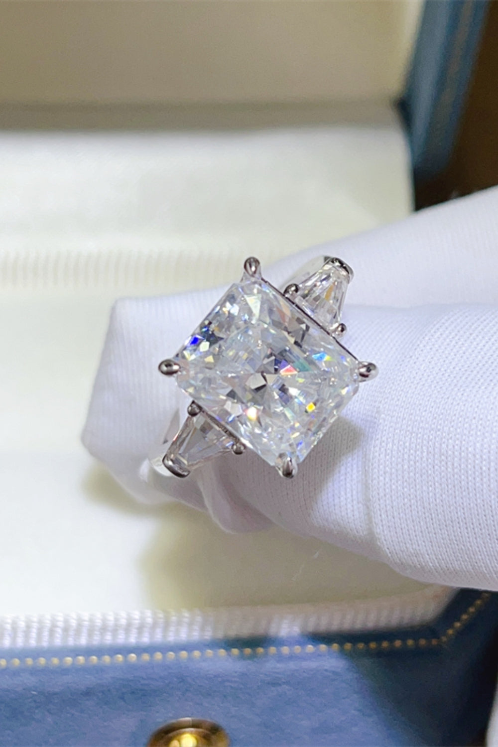 5 Carat Moissanite 925 Sterling Silver Ring for Elegance