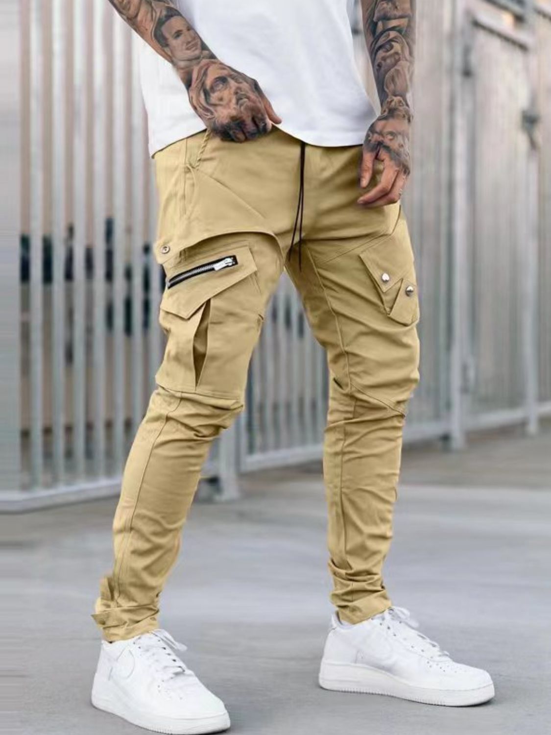 Men's Plus Size Slim Fit Pants for Comfortable Style