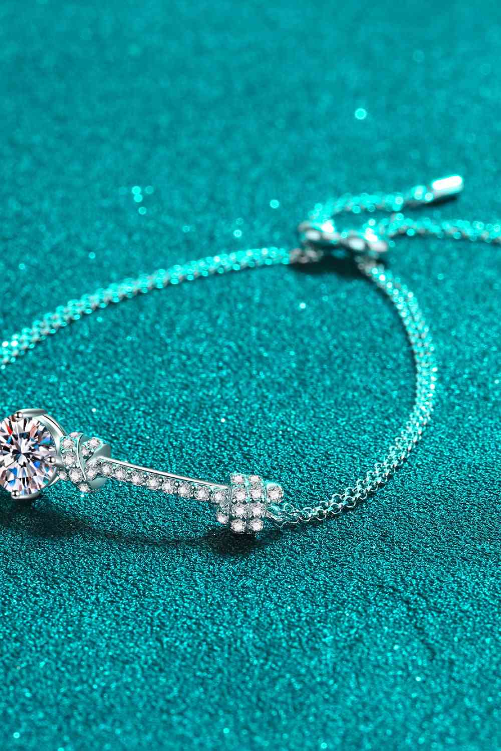 2 Carat Moissanite 925 Sterling Silver Bracelet for Elegance