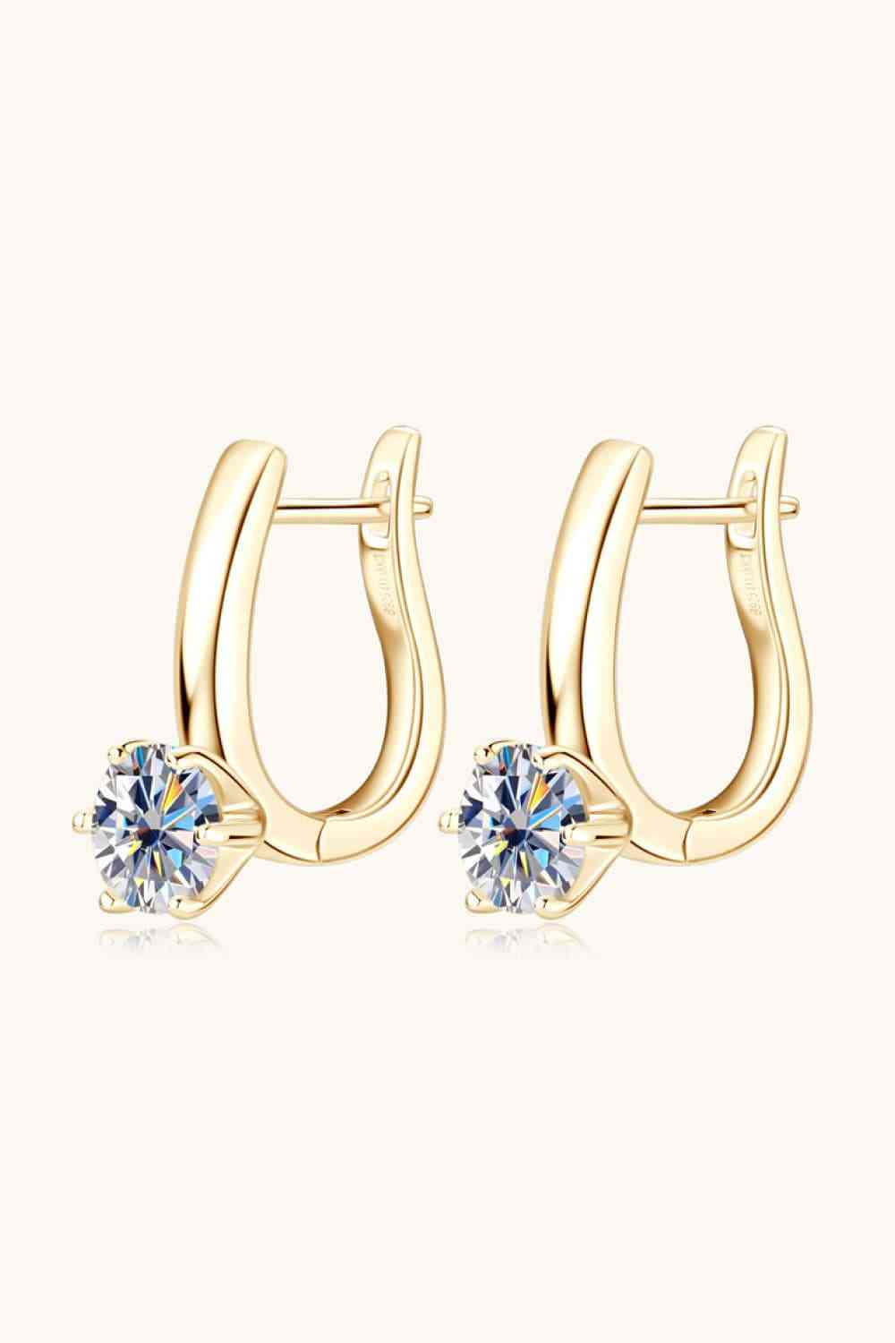 2 Carat Moissanite 925 Sterling Silver Earrings for Luxury