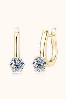 2 Carat Moissanite 925 Sterling Silver Earrings for Luxury