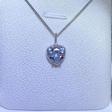 2 Carat Moissanite Necklace, Statement Weight
