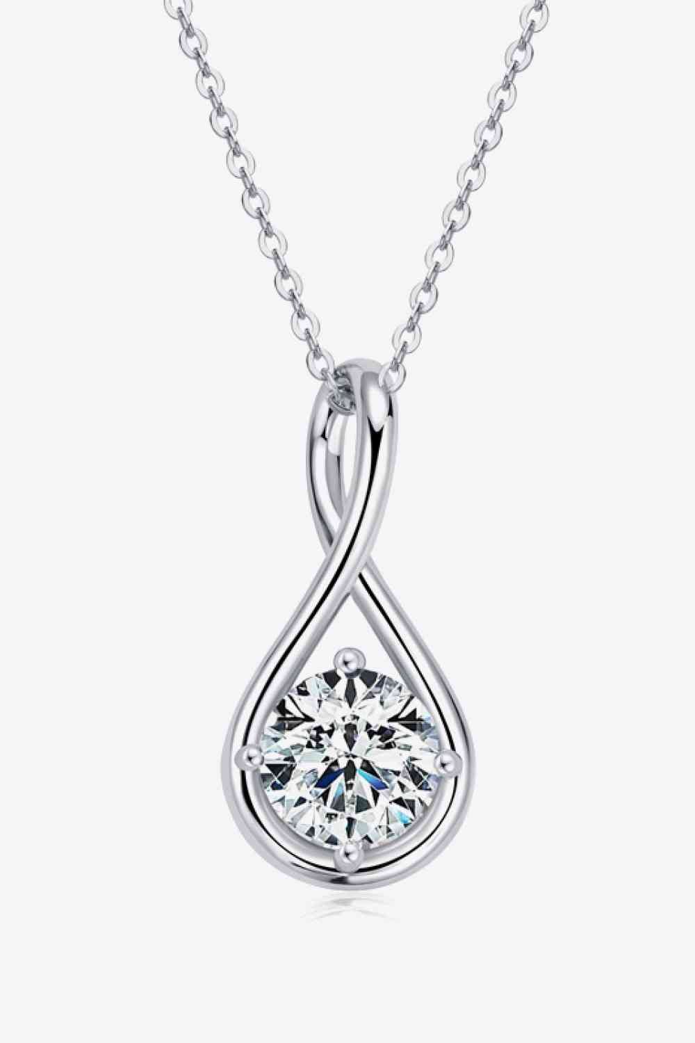 2 Carat Moissanite Minimalist Necklace