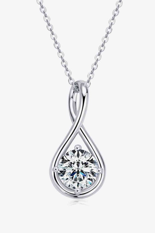 2 Carat Moissanite Minimalist Necklace