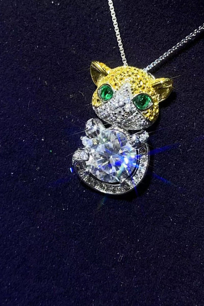 2 Carat Moissanite & Zircon Necklace, Boxed