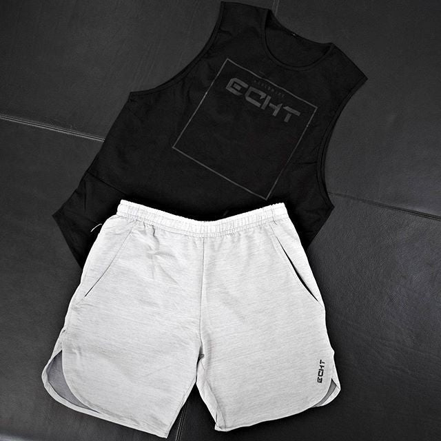 Men's Lightweight Quick-Dry Athletic Shorts with Pockets