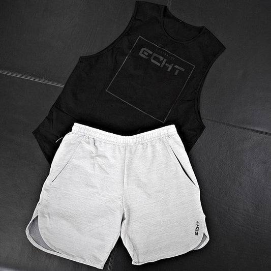 Men's Lightweight Quick-Dry Athletic Shorts with Pockets