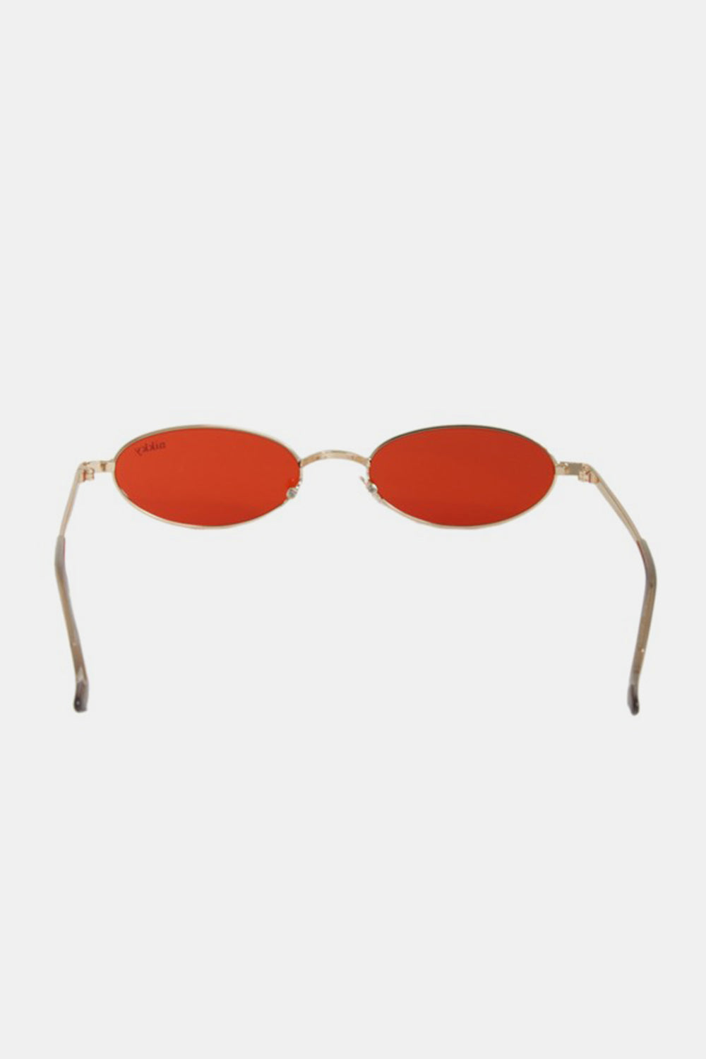 Nicole Lee USA Finley Oval Sunglasses with Metal Frame