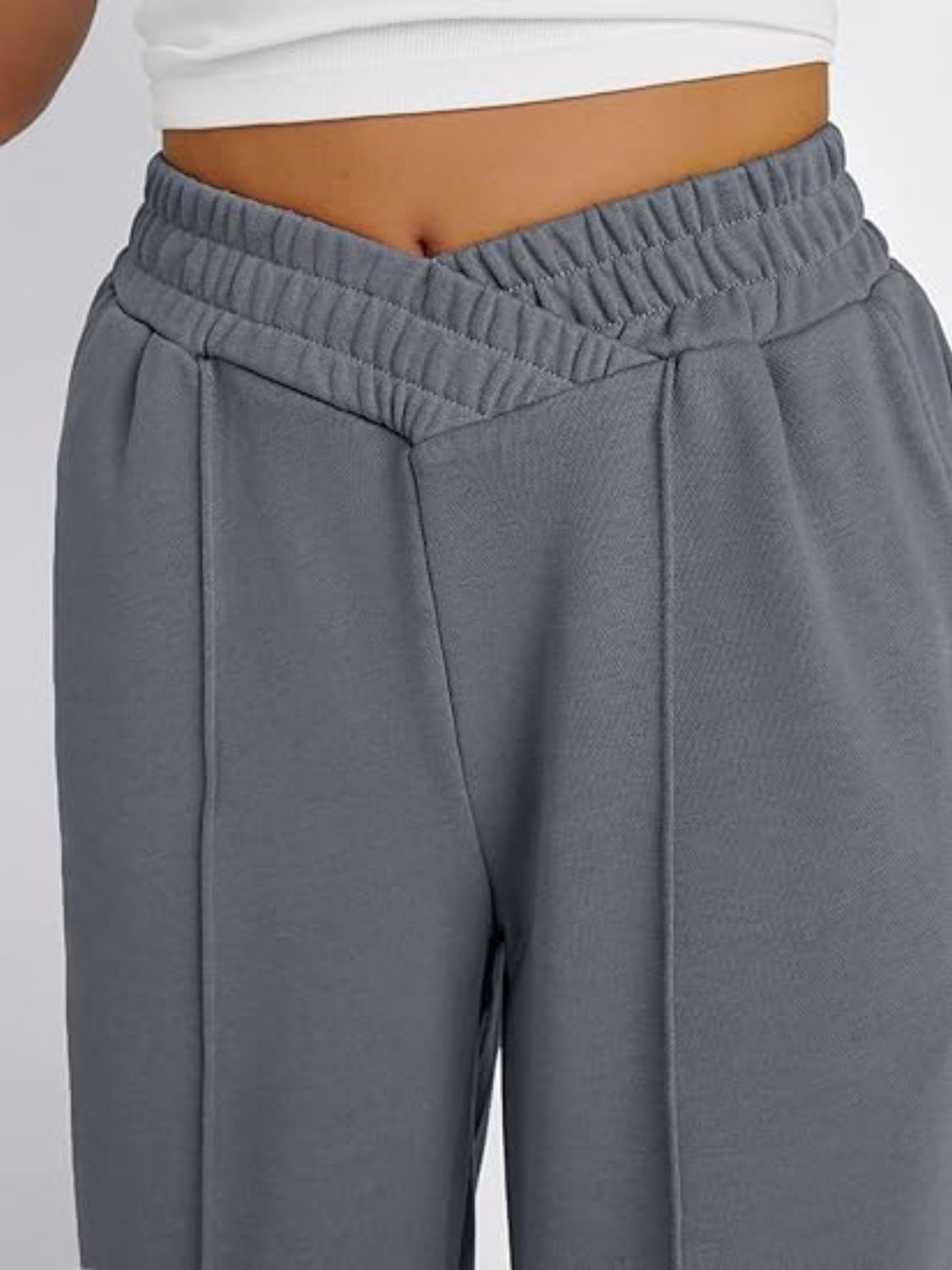 Elastic Waist Wide Leg Pants for Comfortable Chic Style