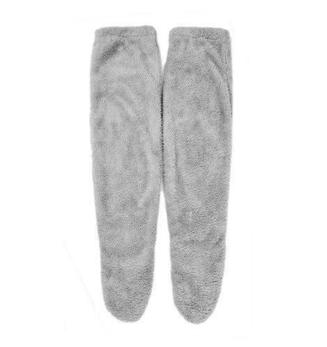 Cozy Fuzzy Over-Knee Plush Socks for Winter Warmth and Style