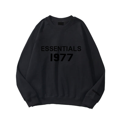 Style Double-Layer Hood Unisex Plus Size Pullover Hoodie