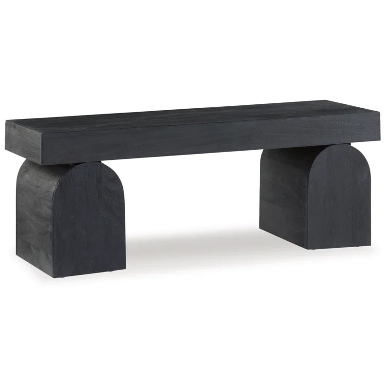 Black Accent Bench