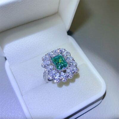 3 Carat Moissanite 925 Sterling Silver Ring for Elegance