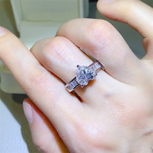 3 Carat Moissanite 925 Sterling Silver Ring for Elegance