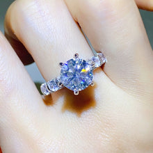 3 Carat Moissanite 925 Sterling Silver Ring for Elegance