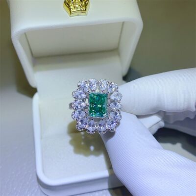 3 Carat Moissanite 925 Sterling Silver Ring for Elegance