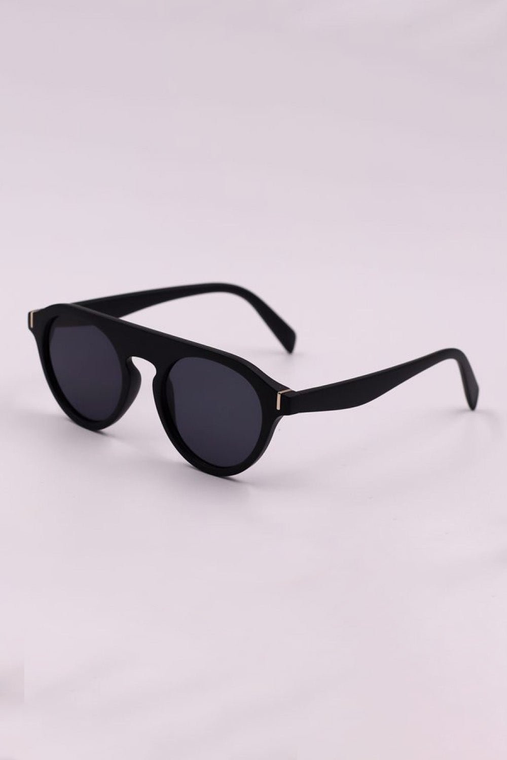 Trendy Round Polycarbonate Full Rim Sunglasses Set