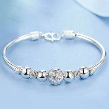 3 Style New 925 Sterling Silver Lucky Charm Bracelet Cuff