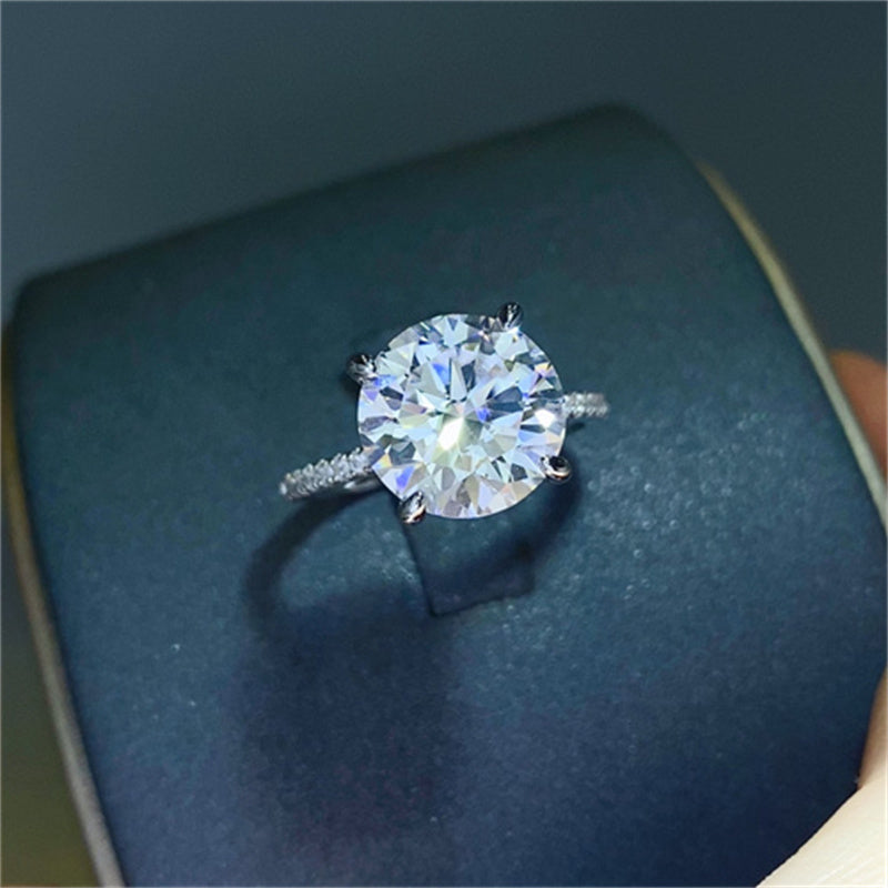 5 Carat Moissanite 925 Sterling Silver Ring for Women